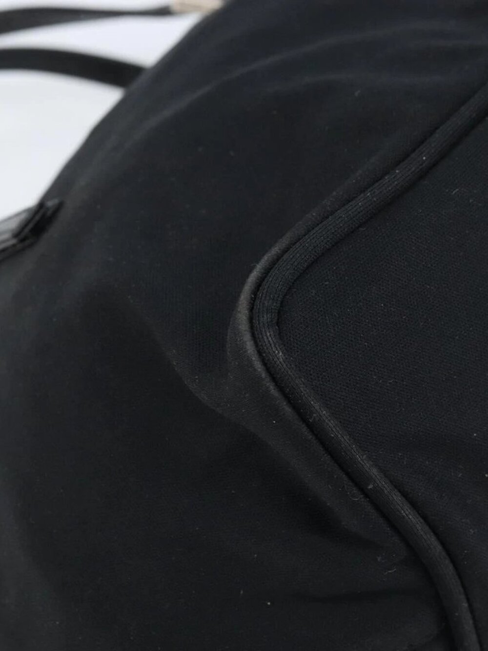 FENDI Hand Bag Nylon Black Silver Auth bs33538 - Picture 5 of 16